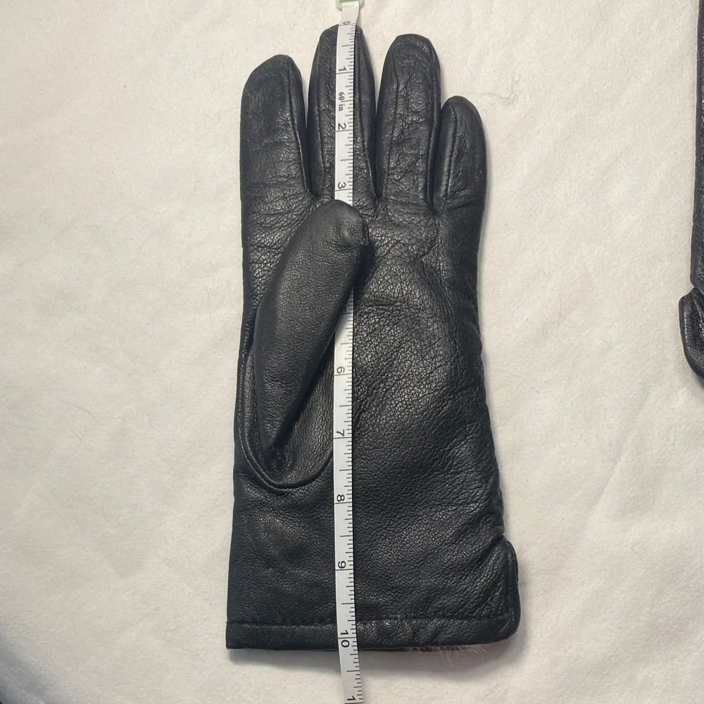 GrandDoe Elegant Black Leather Gloves